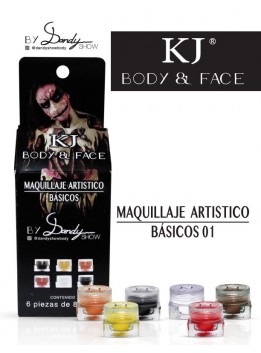 MAQUILLAJE BODY AND FACE BASICOS C/6PZ